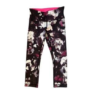 Lululemon cropped leggings - abstract print size 4